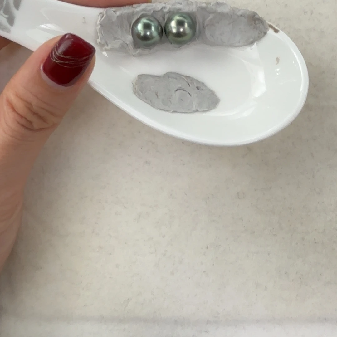 定制海水珍珠裸珠未镶嵌9-10mm大溪地对珠