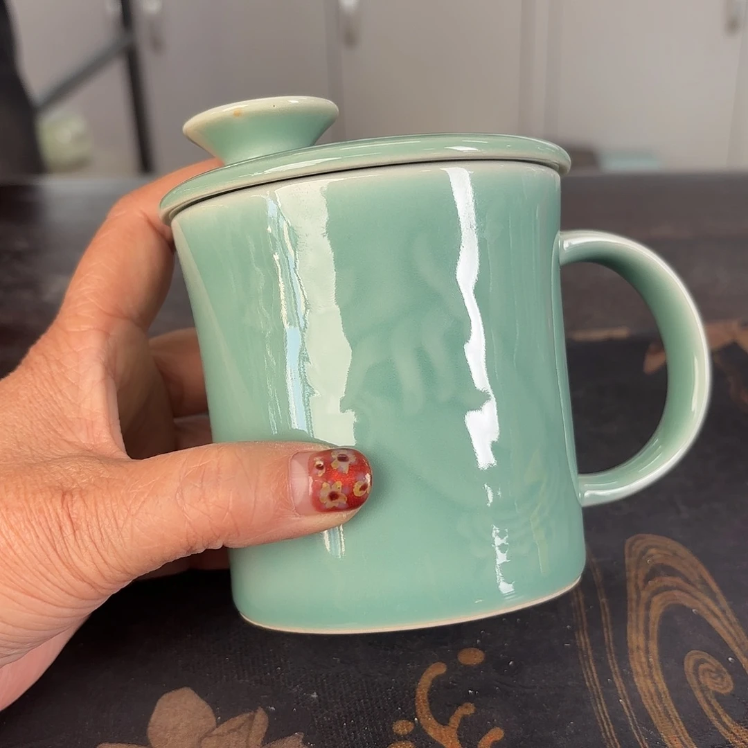 龙泉云间青瓷小米茶器