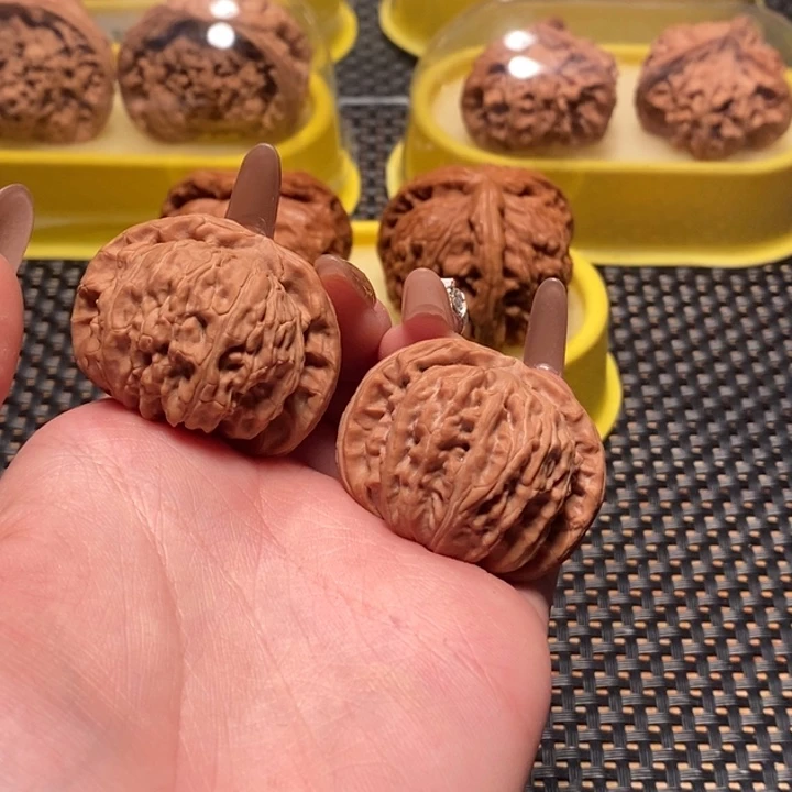 桃核吊坠37闷白全品