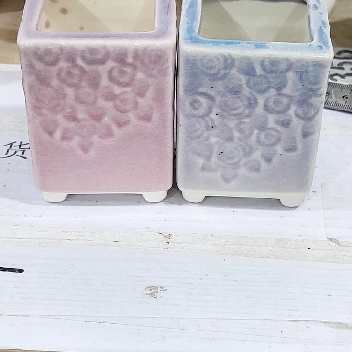 陶瓷花盆款式12包邮