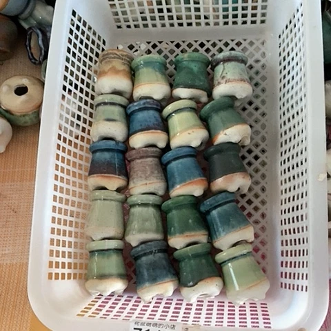 紫砂花盆162微瑕品口径3厘米左右尺寸