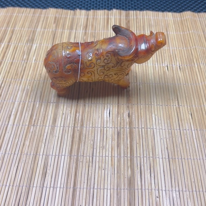 和田玉未镶嵌摆件