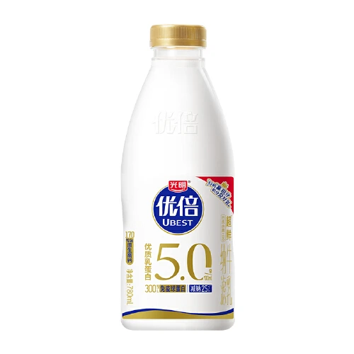 光明优倍5.0超鲜牛乳 780ml（新老包装随机发货）