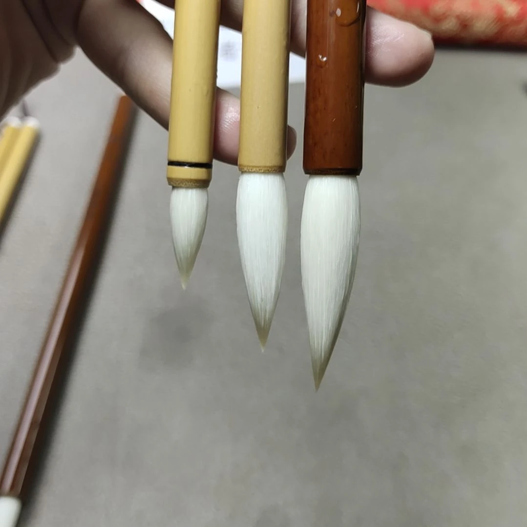 出锋2.2/3.7/4.5cm 细光峰纯羊毫不加健3支套装