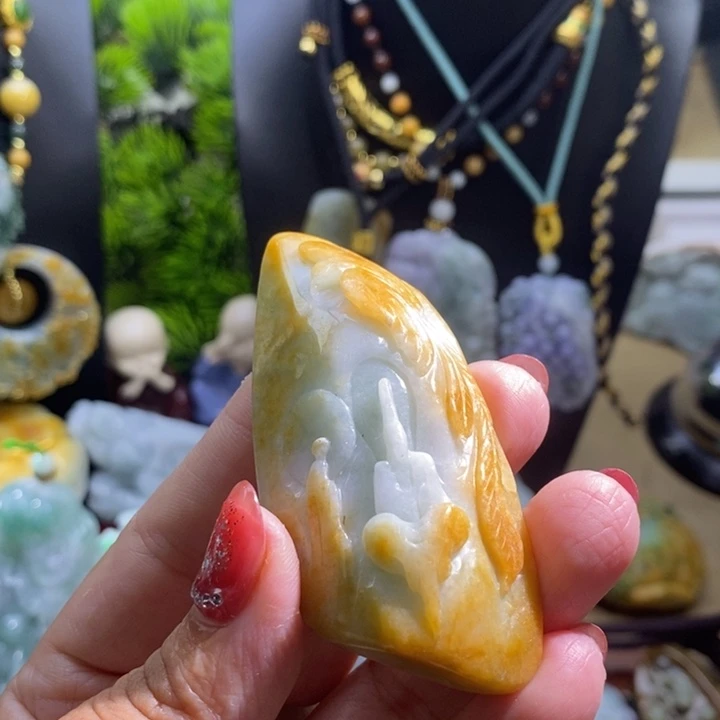【闪购商品】颈饰未镶嵌翡翠观音