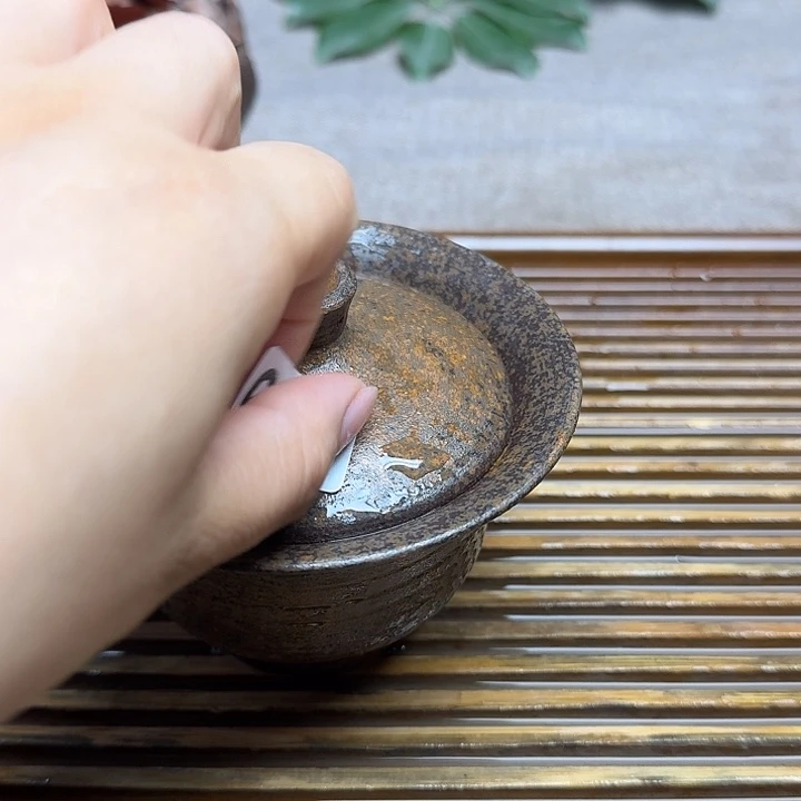 纯手工制作粗陶茶具