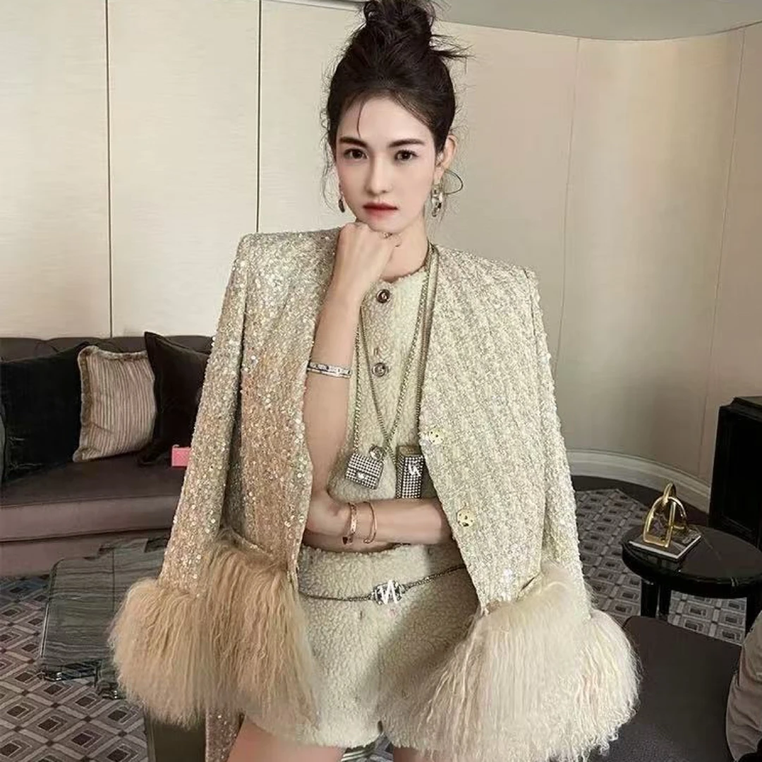 百搭女装小香风时尚女士短款外套