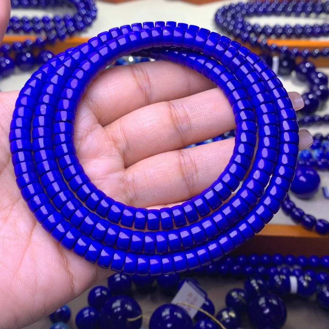 菩***提青金石未镶嵌手串