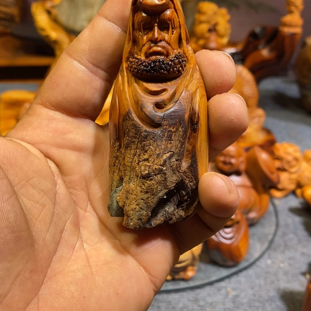 柏木（崖柏）木雕工艺品摆件家居装饰手把件