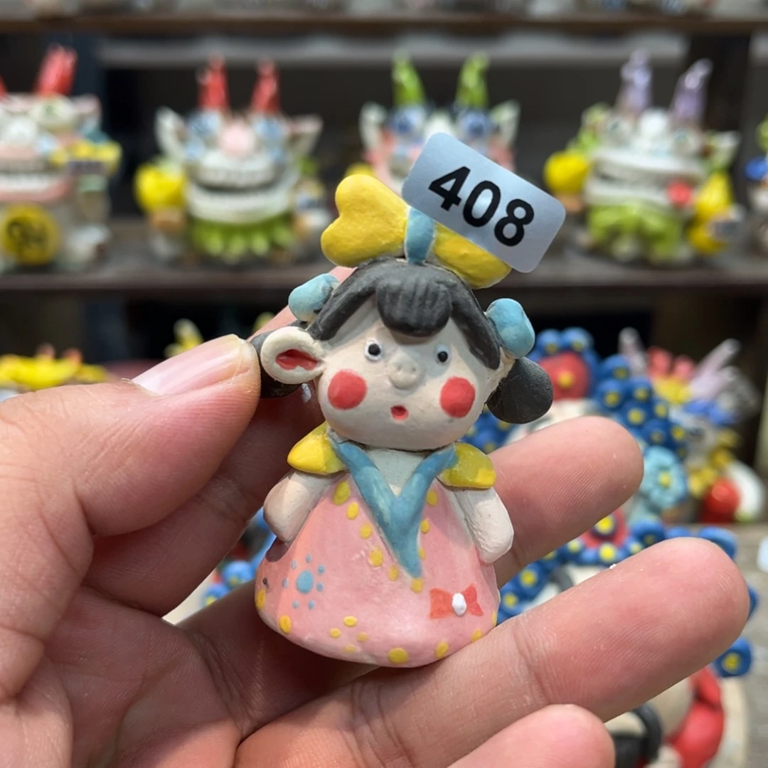 摆件纯手工抽象陶瓷摆件微瑕408