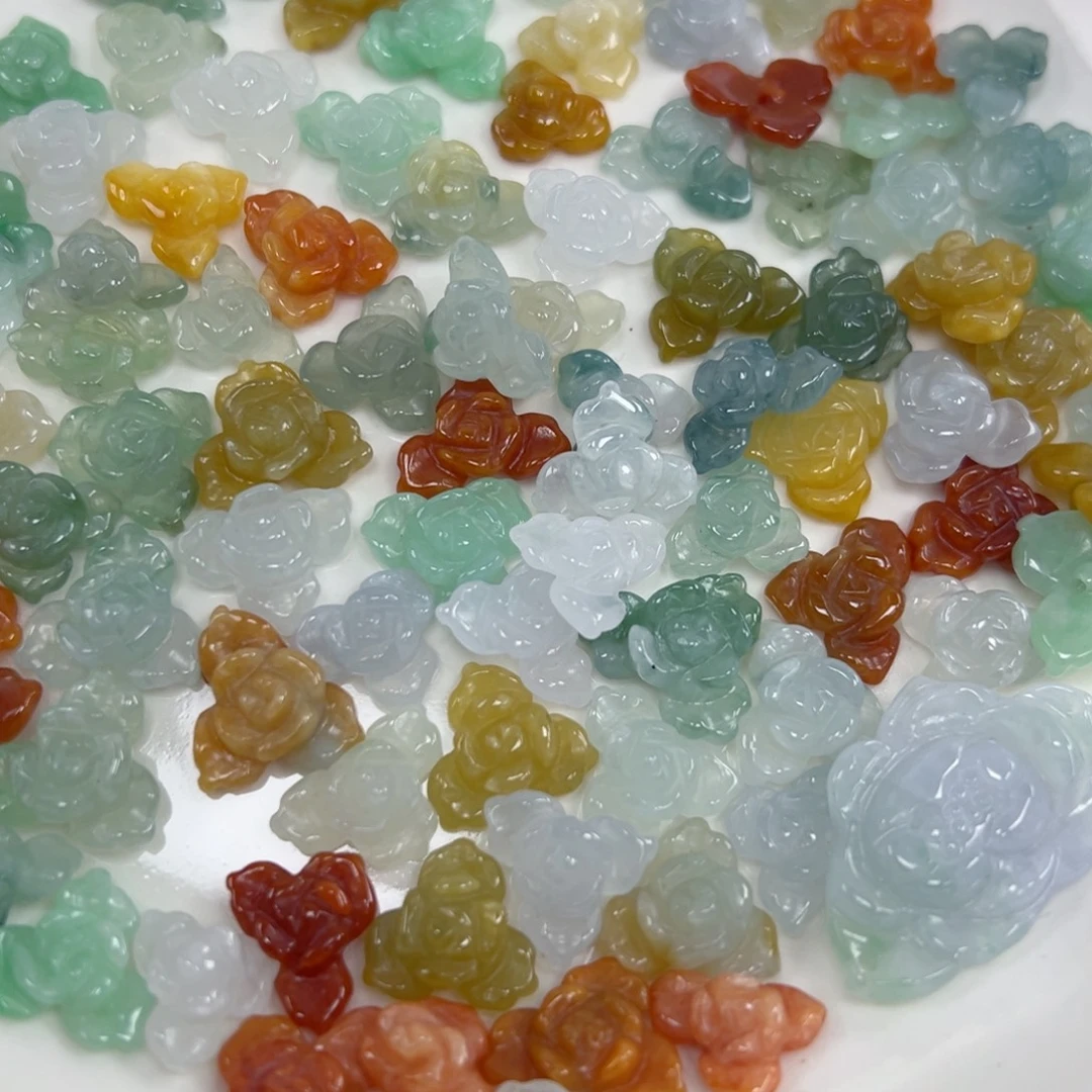 翡翠散珠花花一个可挑