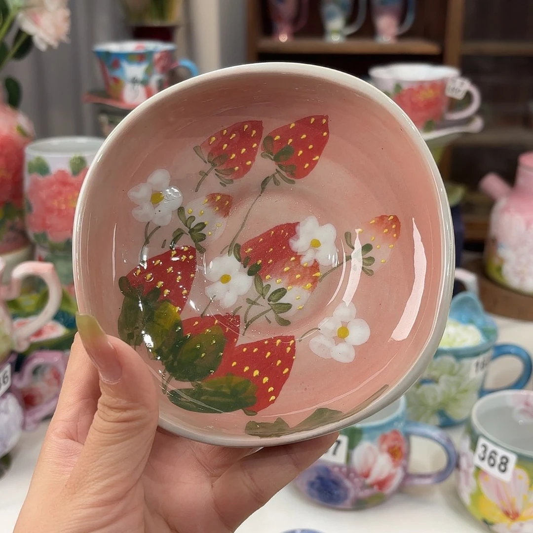 景德镇手绘高温釉下彩陶瓷茶具