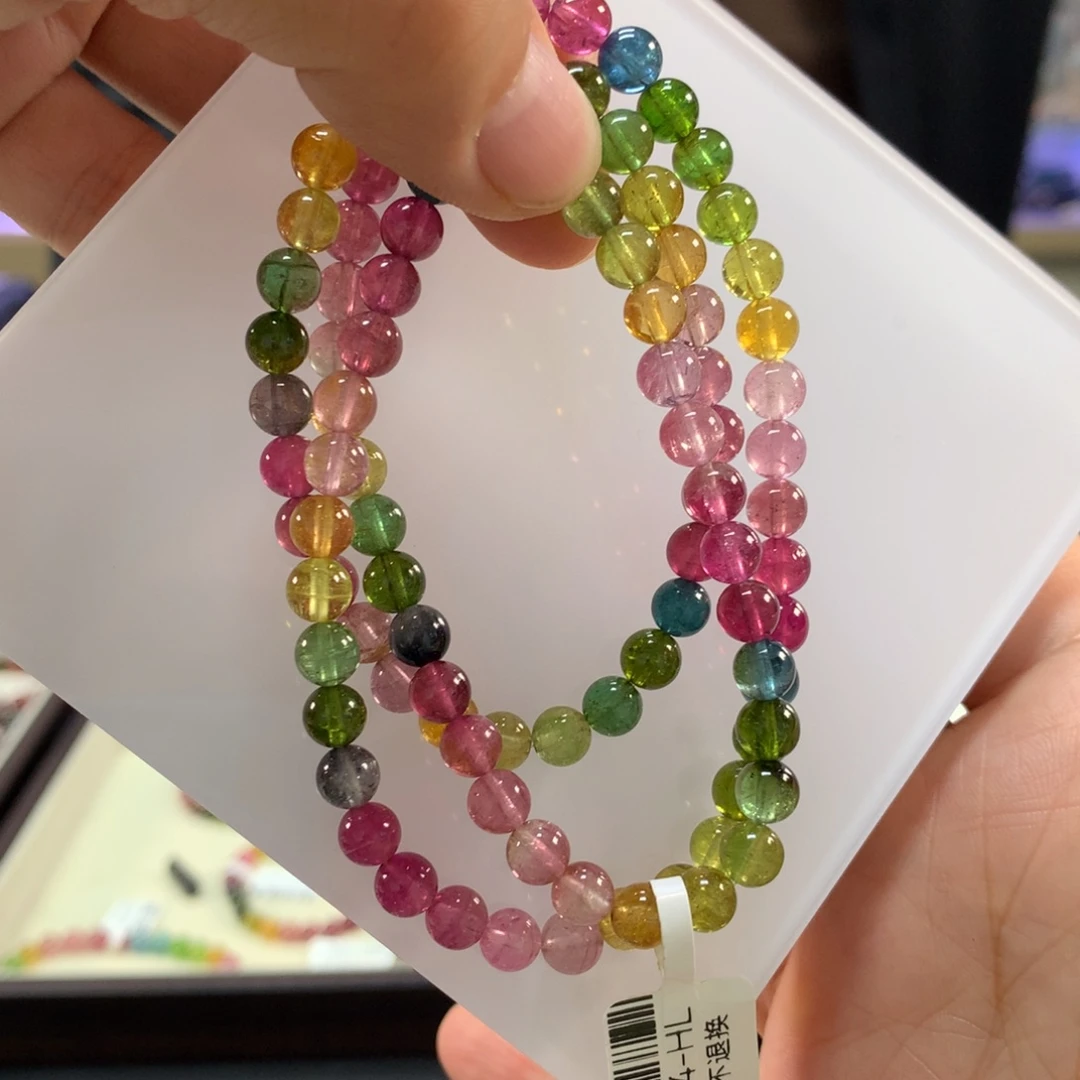碧玺手链未镶嵌6.2左右