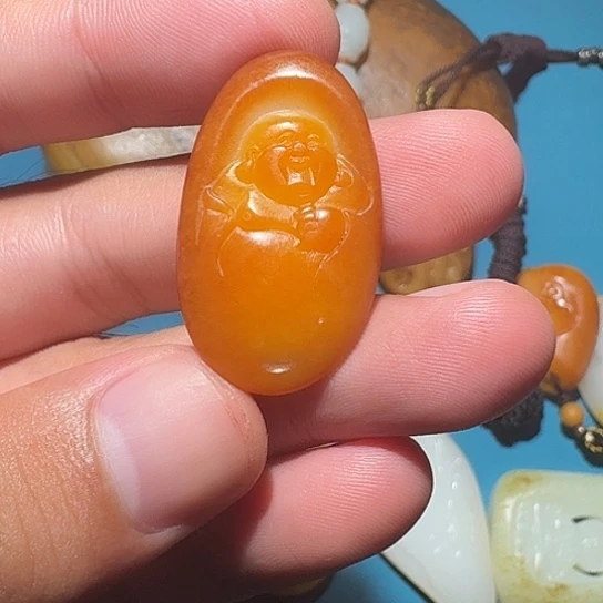 喵***精未镶嵌和田玉车挂