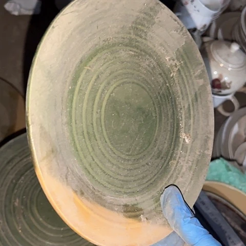 瓷片国营厂库存微瑕20厘米