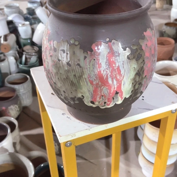 紫砂花盆口径19高度24一只正品