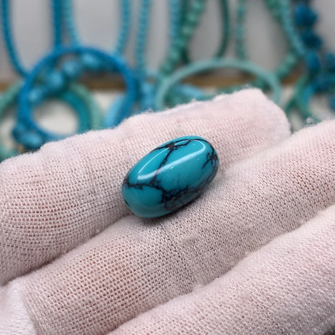 未镶嵌绿松石枣珠