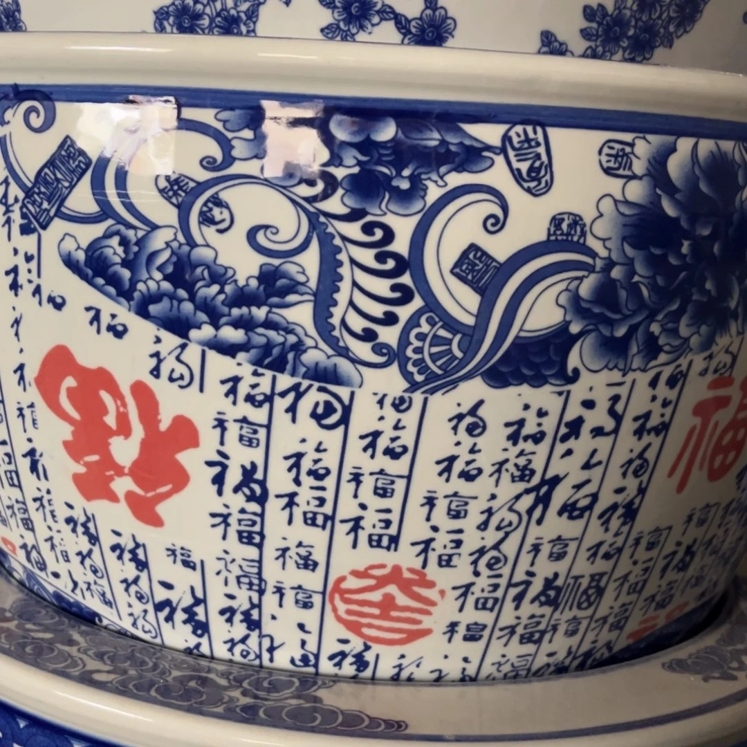 瓷片直径53厘米高度33厘米….