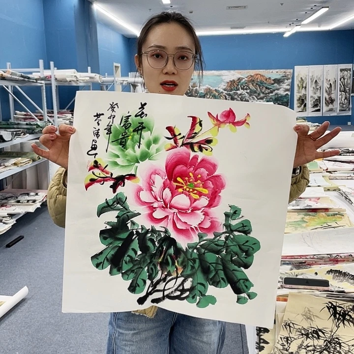 国画纯手绘国画作品