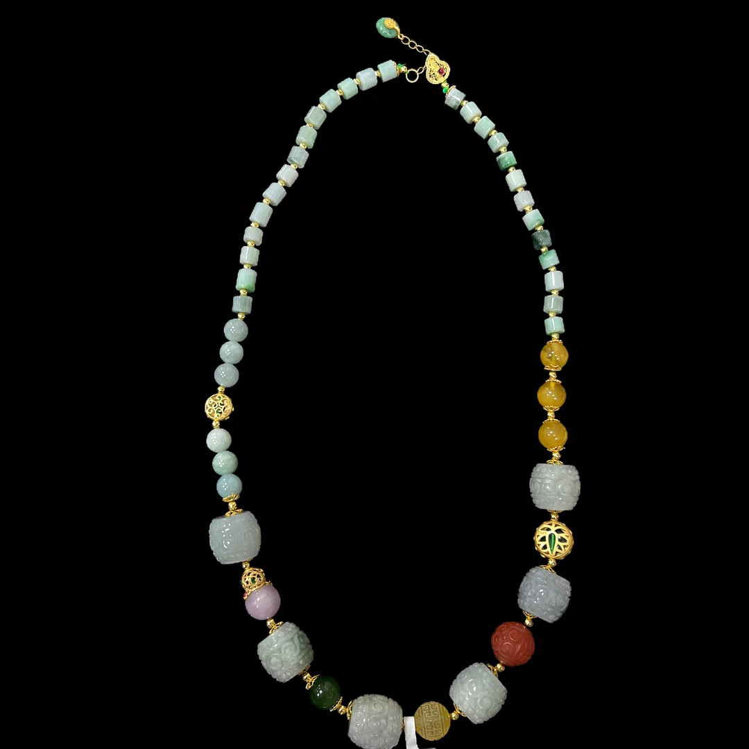 V9617翡翠项链孤品