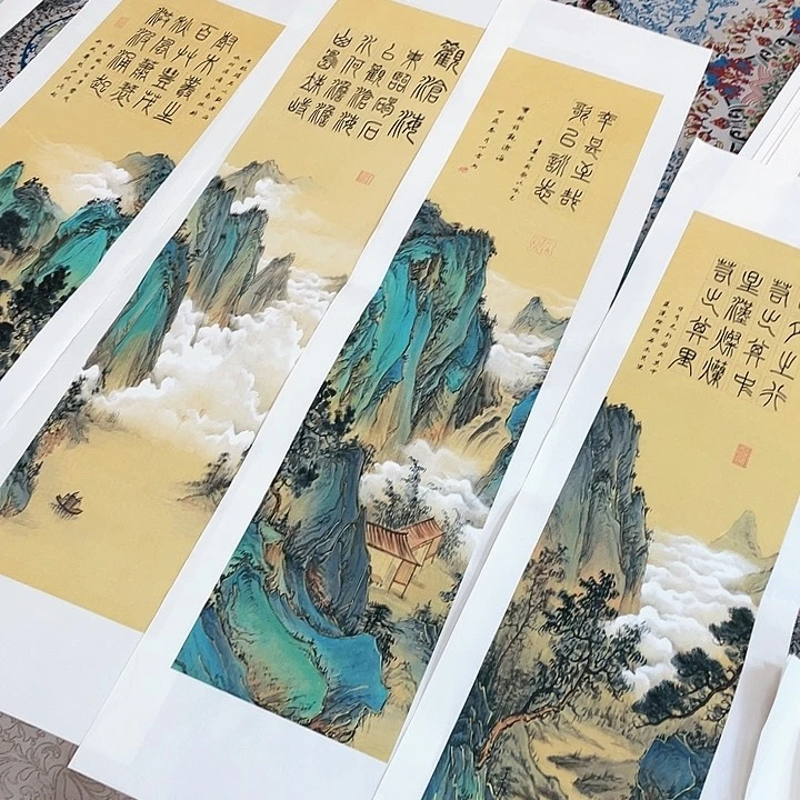 国画书画描金拓染金石传拓手写