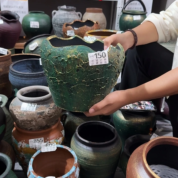 瑕疵金绿蛋壳150高度17口径20