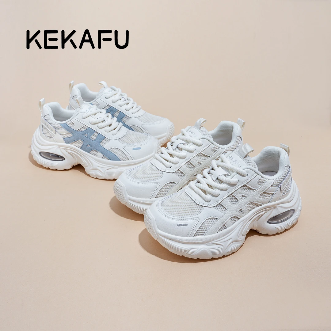KEKAFU/珂卡芙休闲鞋透气ins网面百搭老爹鞋鞋时尚老爹鞋女鞋