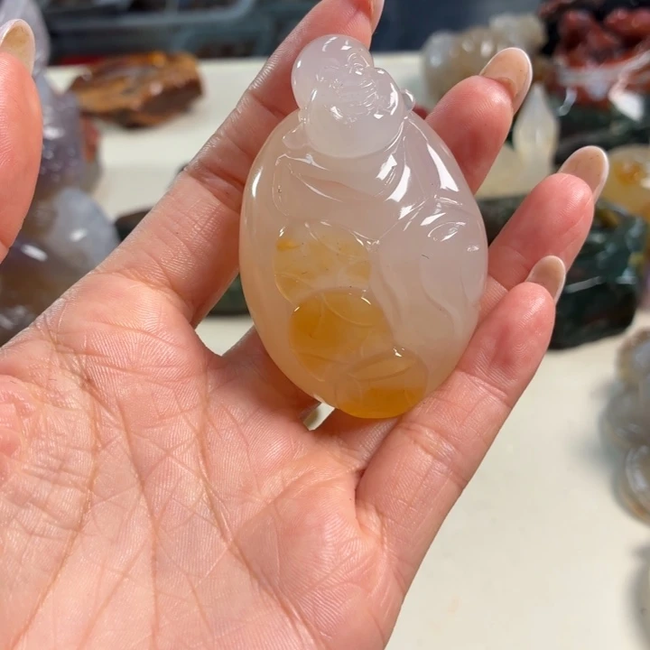 未镶嵌吊坠(不含链)玛瑙/玉髓