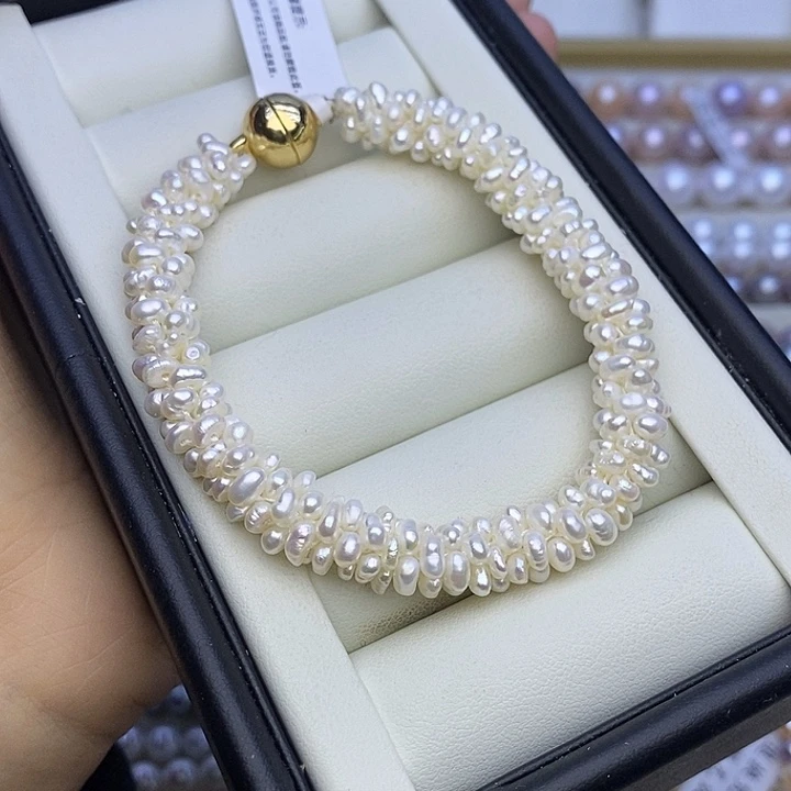 项链未镶嵌淡水珍珠无核