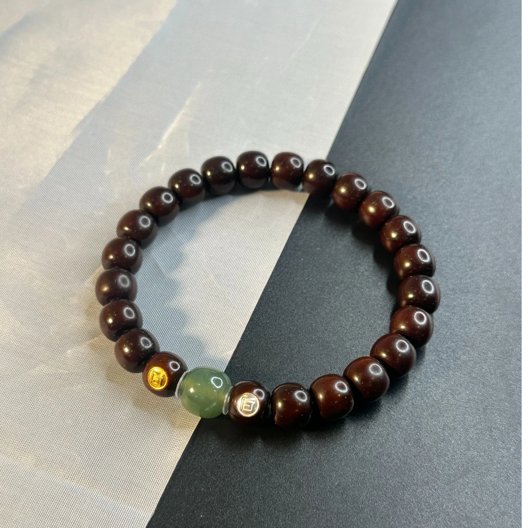 百翠玉庭紫金鼠手串高端SSS红皮实心紫金鼠金银双标9DIY文玩手串