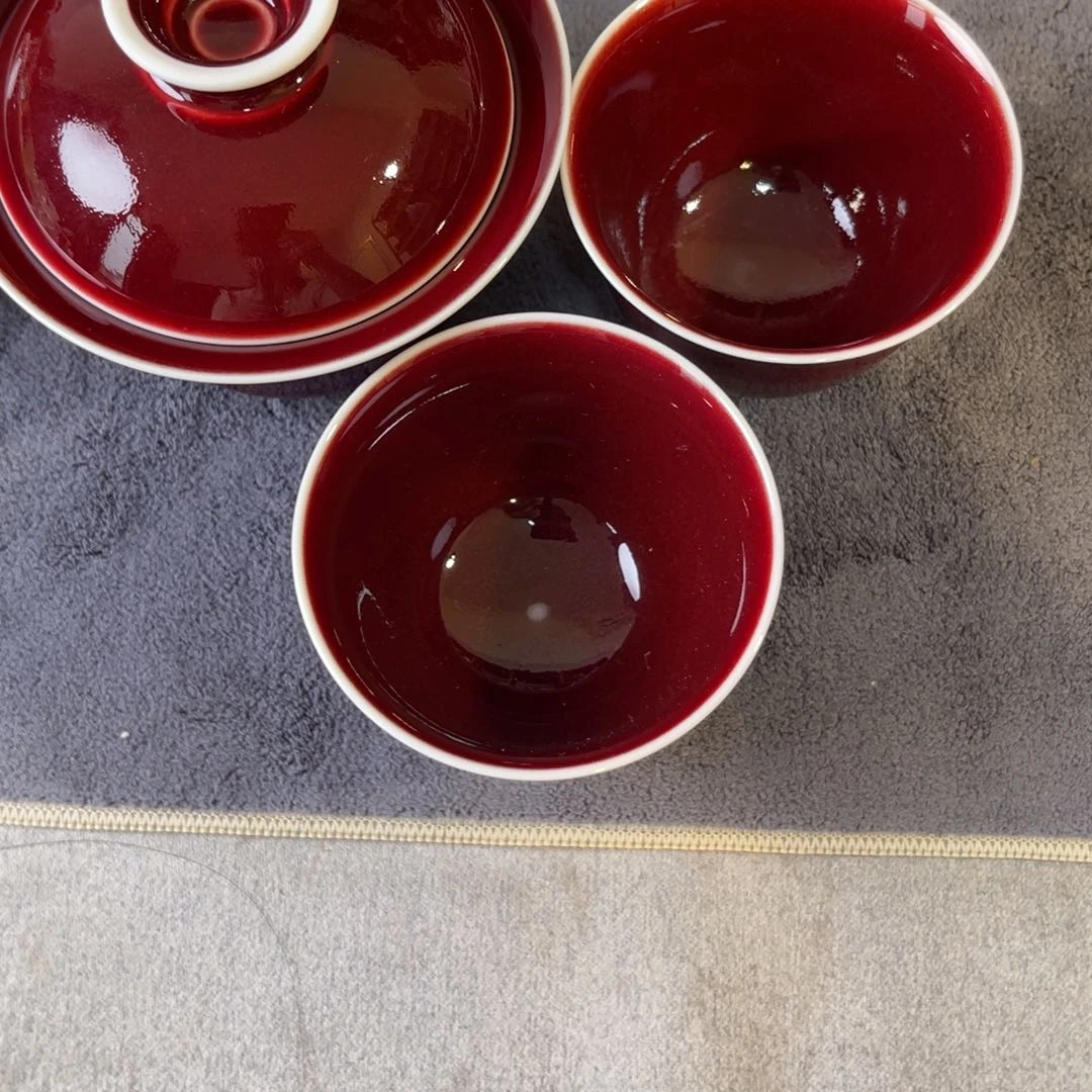 杯盖碗➕两个杯子