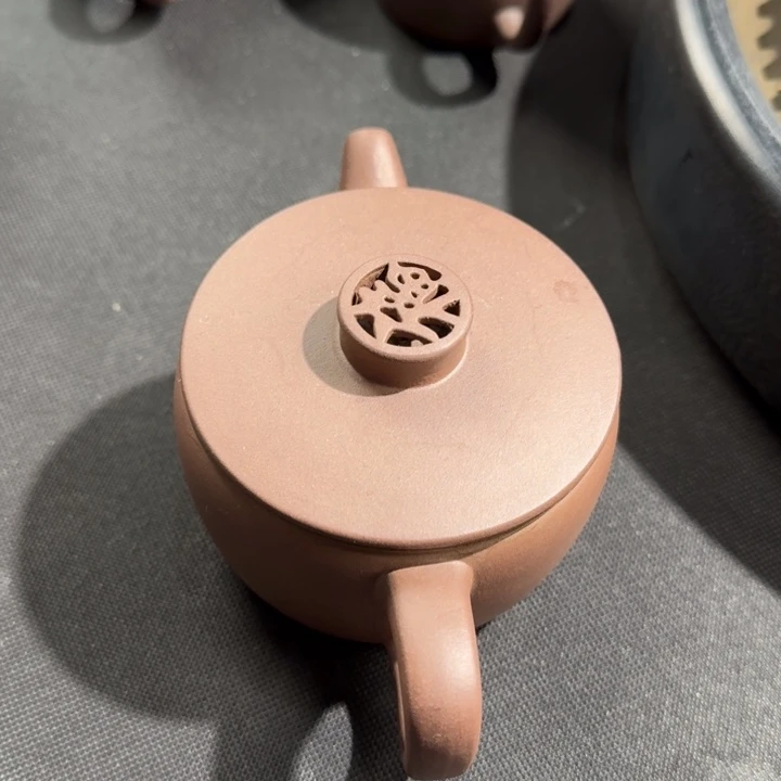 紫砂茶壶紫泥汉瓦200cc无添加