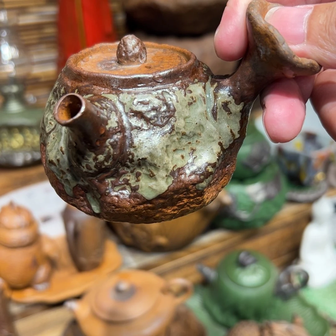 复古风格老陶泥系列茶盘茶具