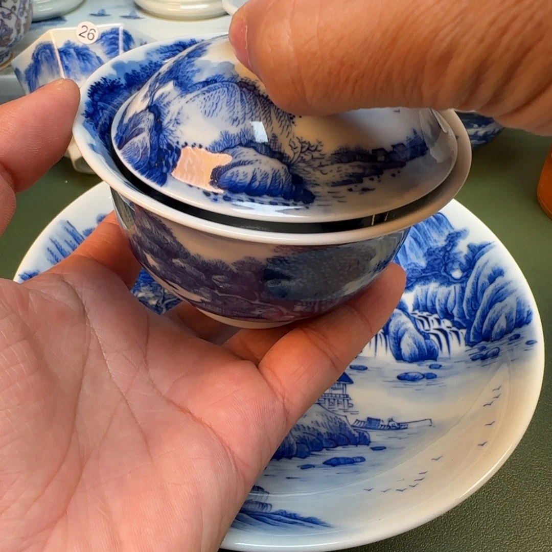 纯手工纯手绘茶具石头42