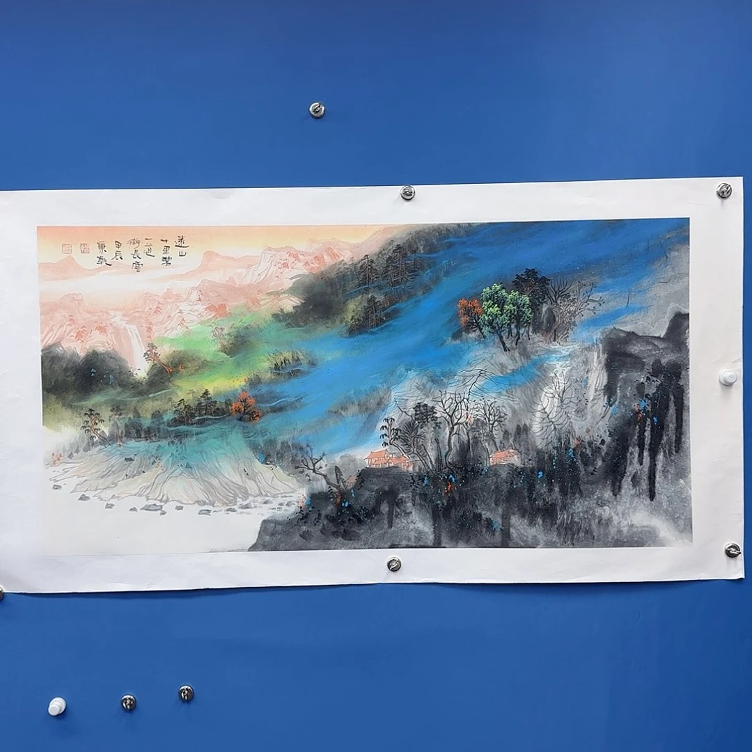 国画多次参加国内外大型