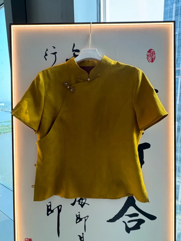 香云纱正肩百搭款短袖