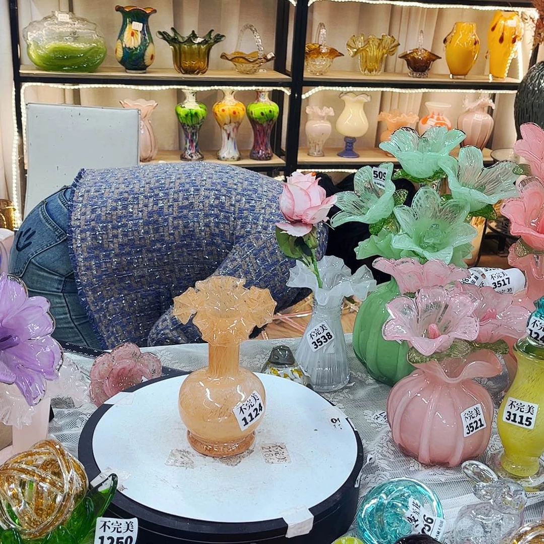 1124 家悦美居琉璃摆件不完美