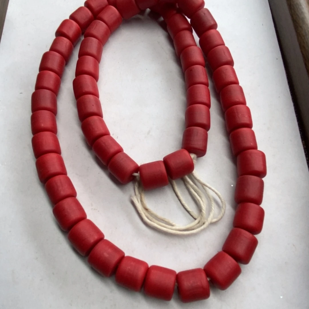 琉璃颈饰尼泊尔雪巴桶