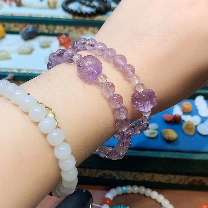 玉女款时尚手串串紫色