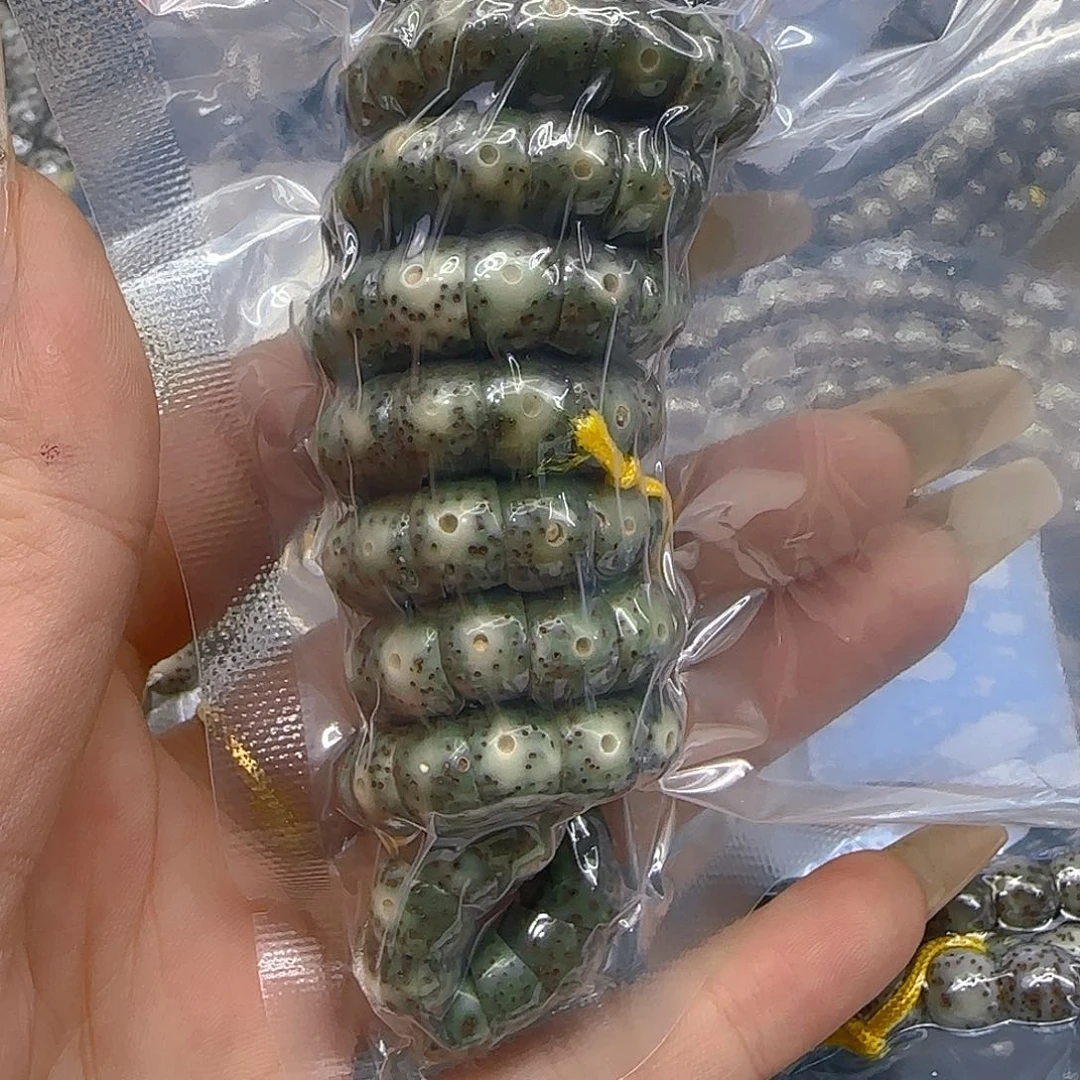 星月菩提手串355哈哈绿星月菩提9大肠108