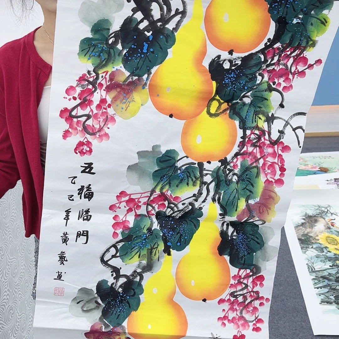 国画宣纸手绘国画作品