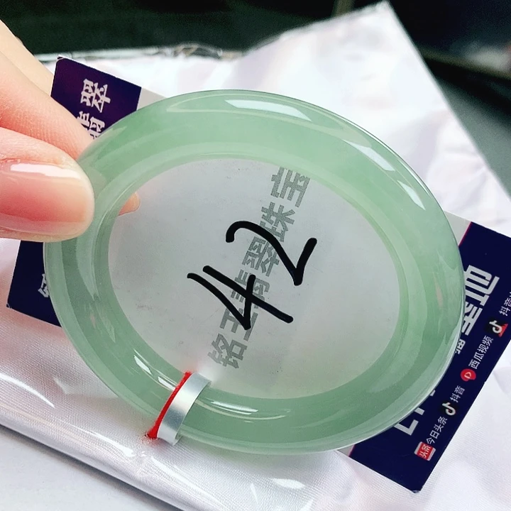 翡翠未镶嵌手镯缅甸天然a货翡翠手镯