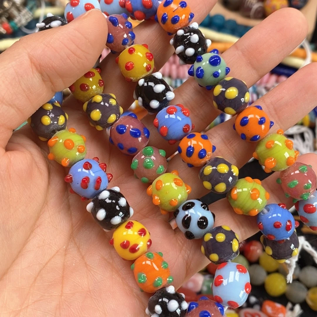琉璃非金属蜻蜓眼多宝