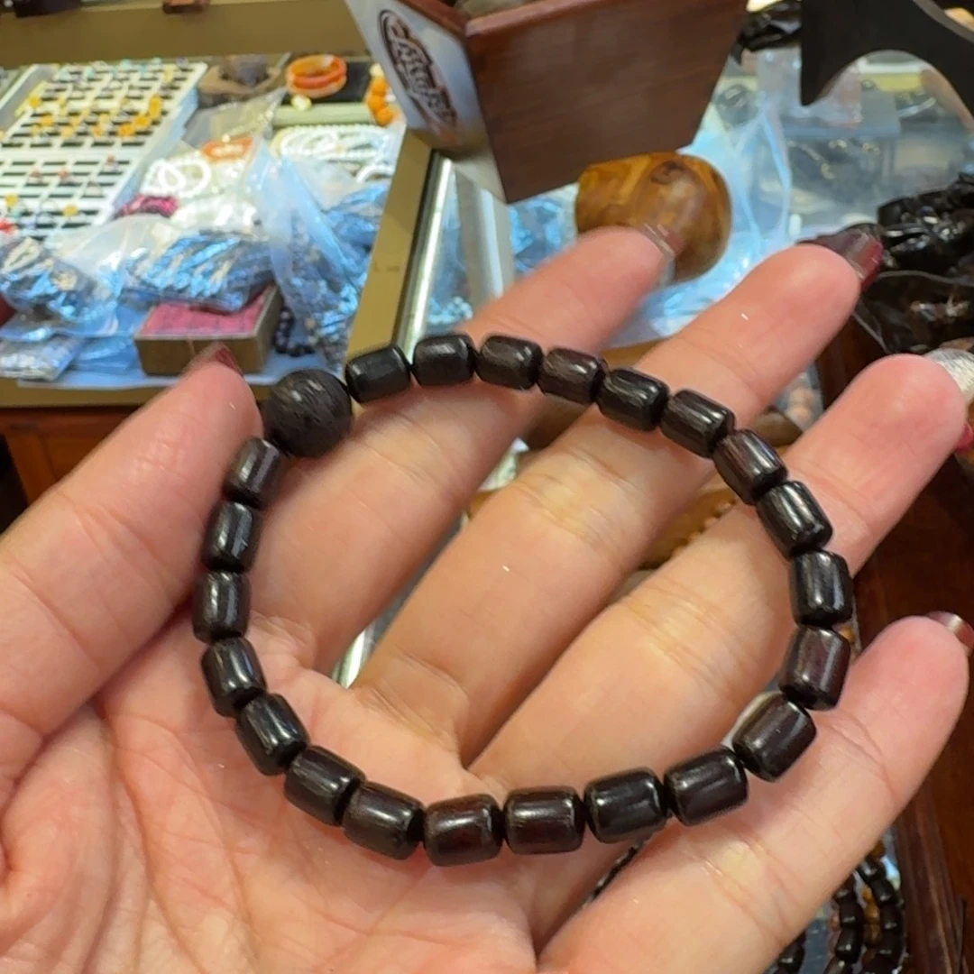 檀香紫檀（小叶紫檀）小叶紫檀小桶珠