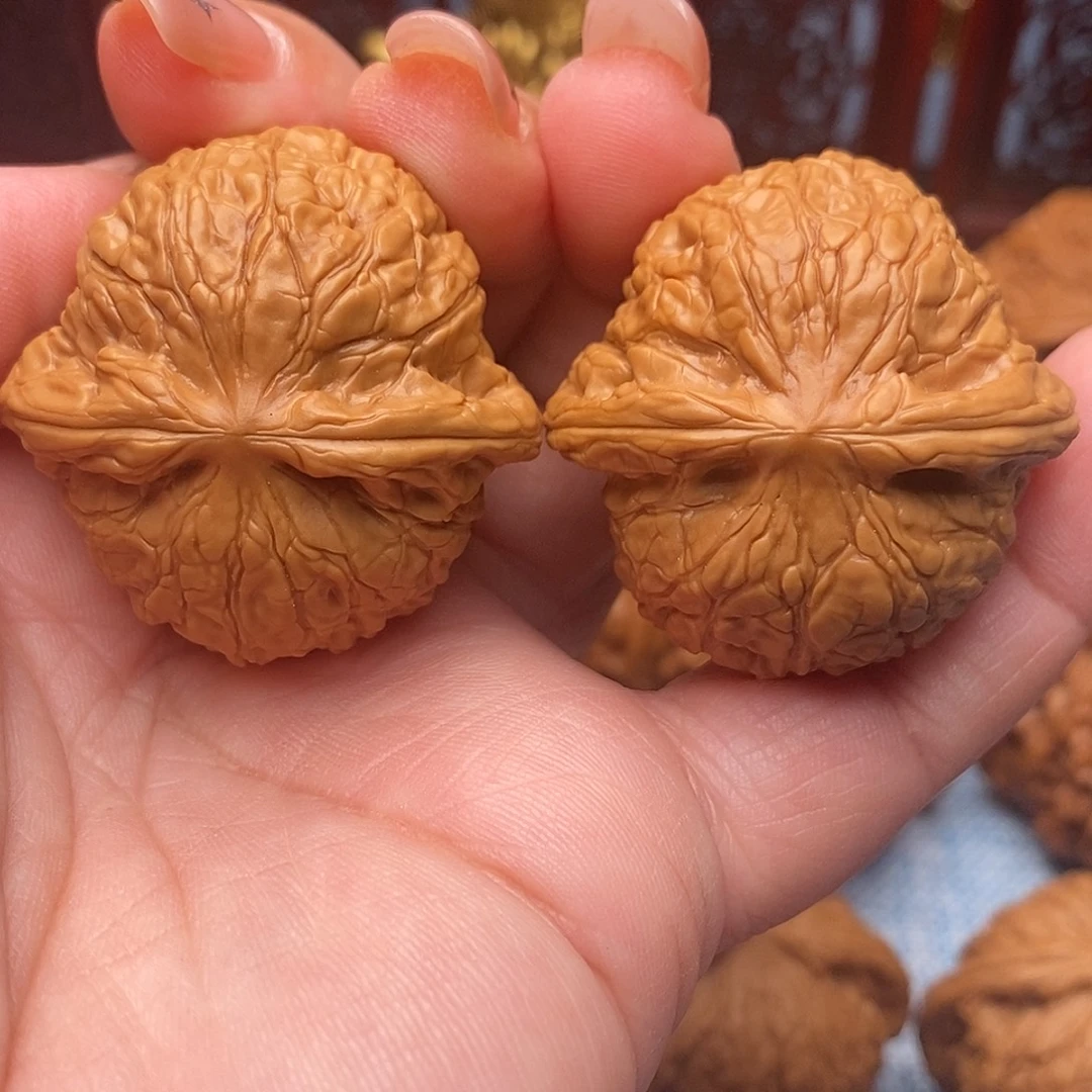 乐***剧把件文玩核桃37全乾隆