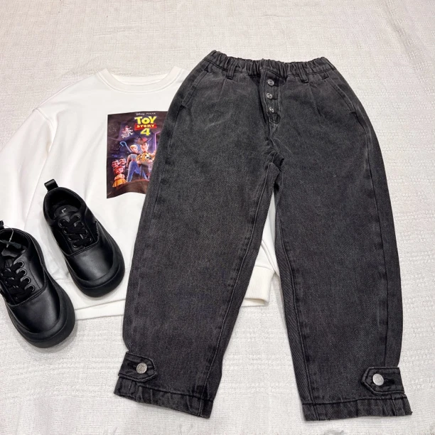 33020高端童装时尚百搭秋冬新品牛仔长裤B7-1-3