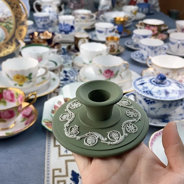 中古欧瓷瓷器小房子