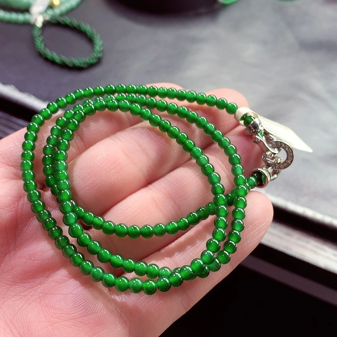 翡翠手链未镶嵌天然翡翠手链未镶嵌