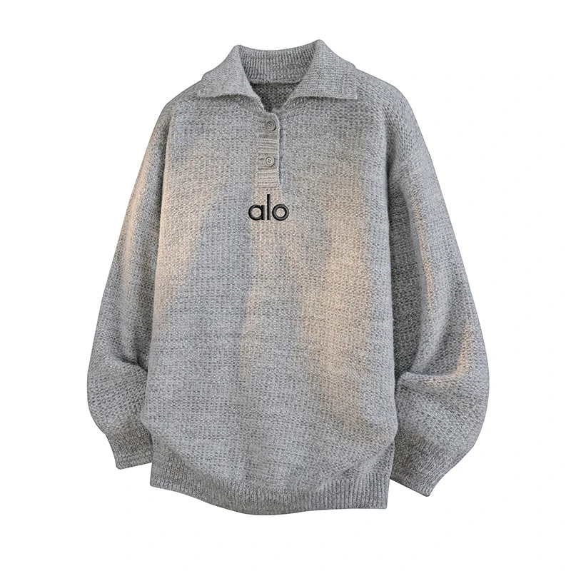 【官方正品】新款男士针织卫衣时尚休闲舒适美式潮牌慵懒风百搭毛衣