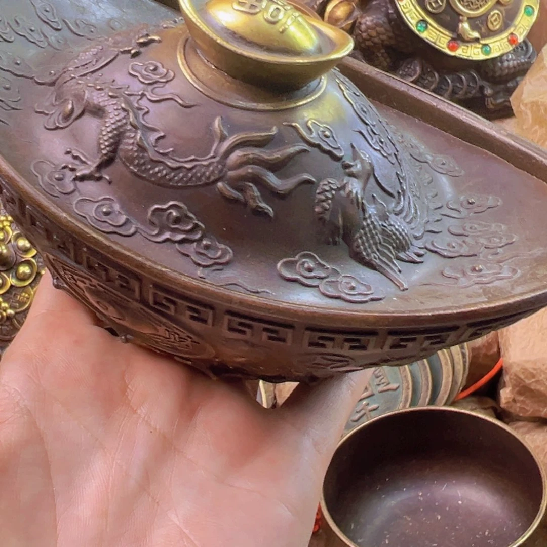 原矿风磨铜聚宝盆